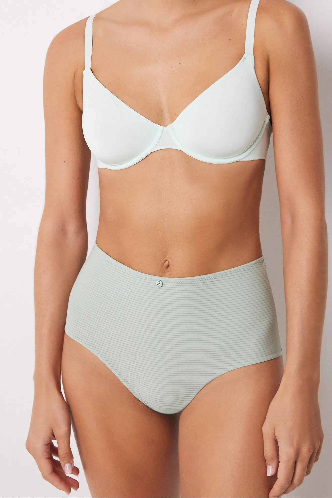 Green microfiber classic high briefs