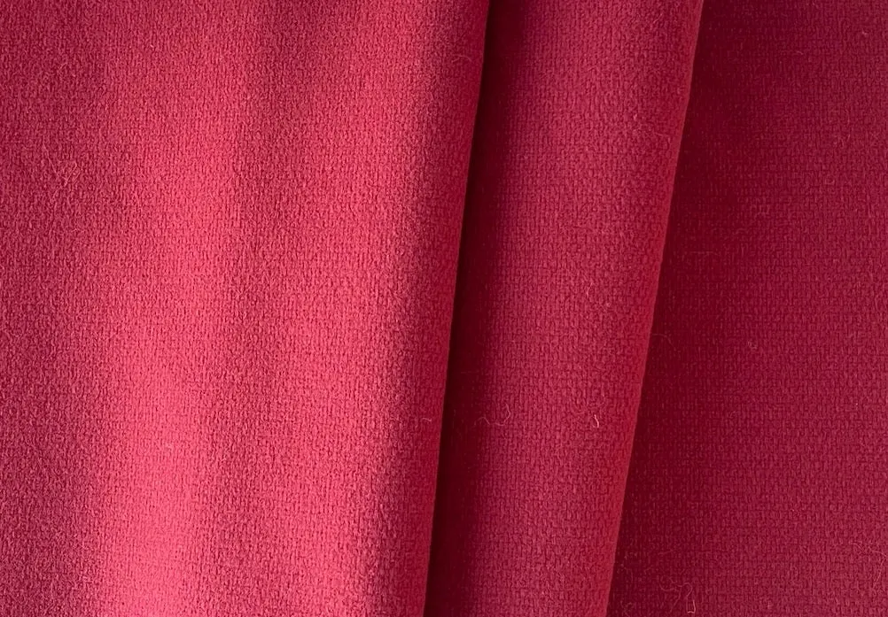 Gucci Persian Red Wool Melton Coating (Made in Italy)