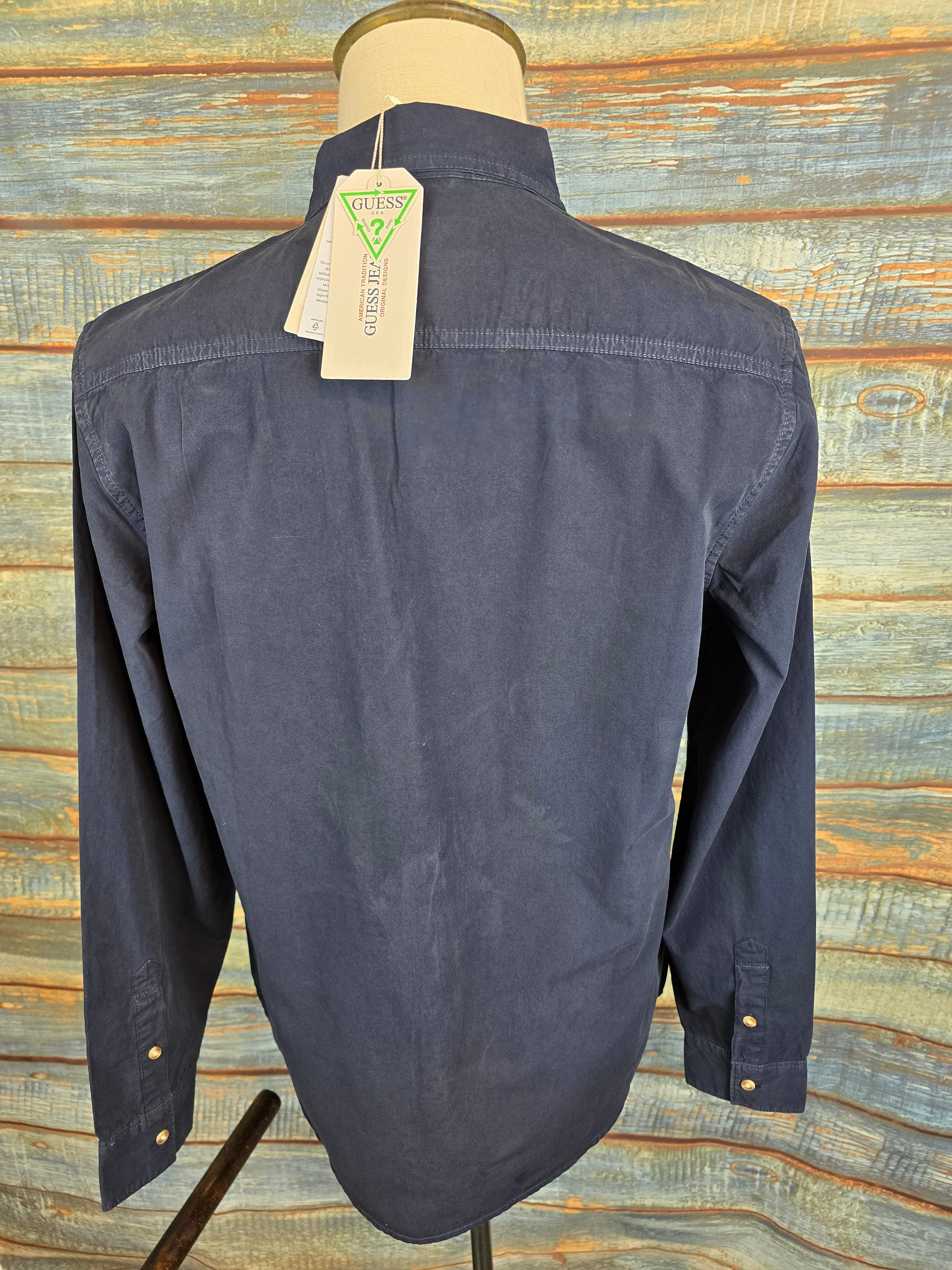 Guess Slim fit Cotton pocket shirts