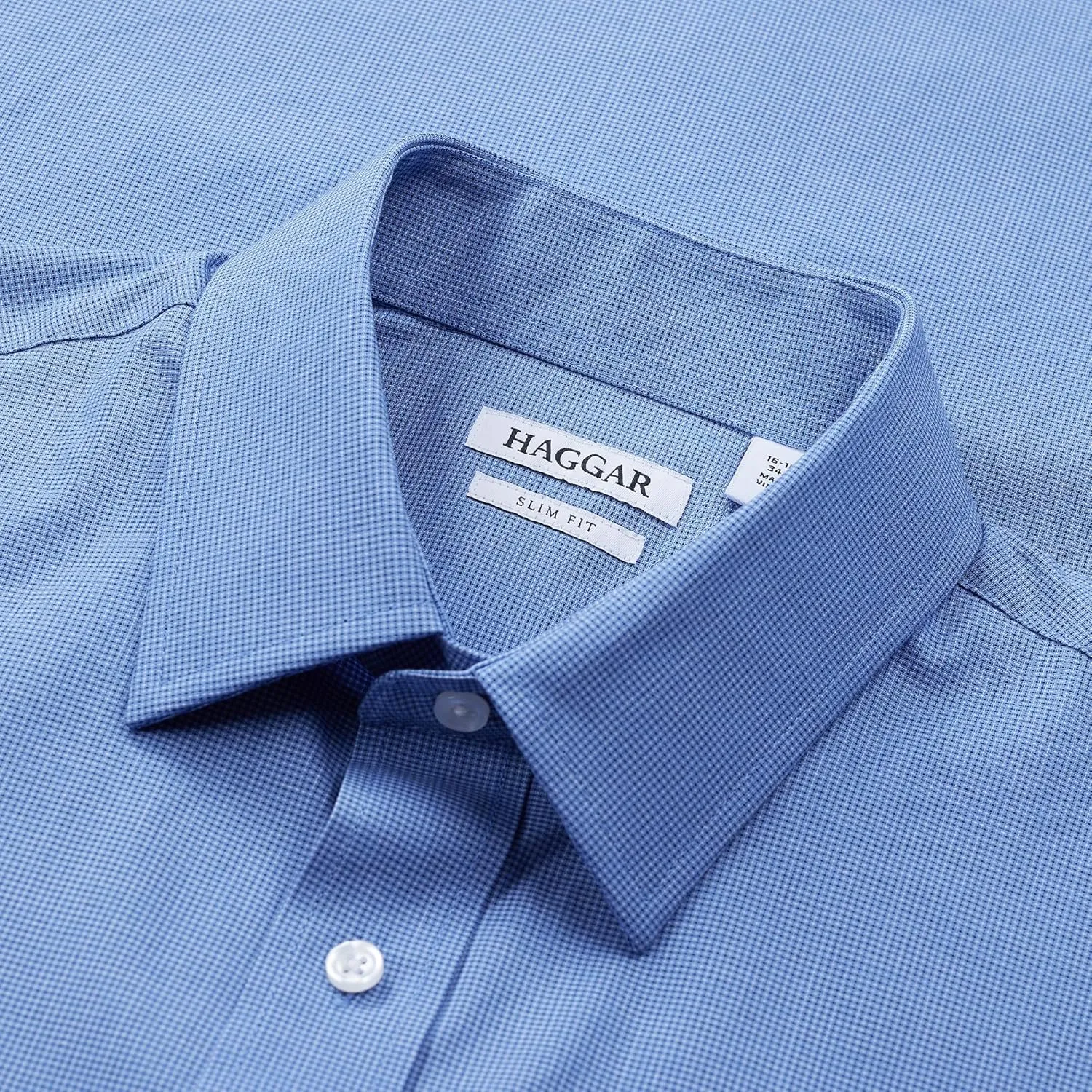 Haggar Men's Premium Comfort Slim Fit Wrinkle Resistant Dress Shirt
