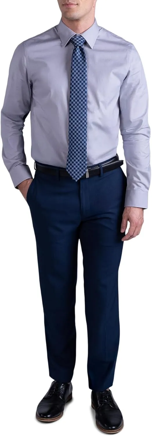 Haggar Men's Premium Comfort Slim Fit Wrinkle Resistant Dress Shirt