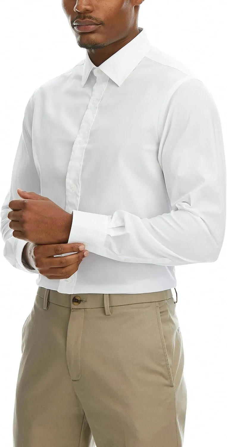 Haggar Premium Comfort Slim Fit Men's Button Down Dress Shirt