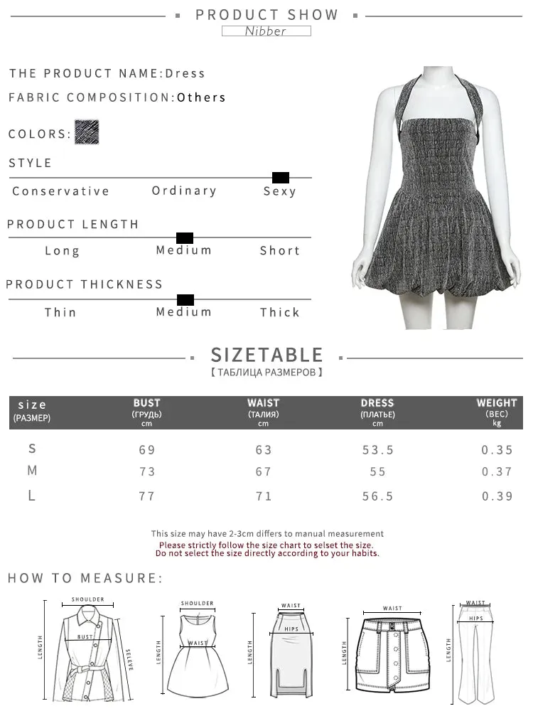 Halter Party Dress - Perfect for Evening Events
