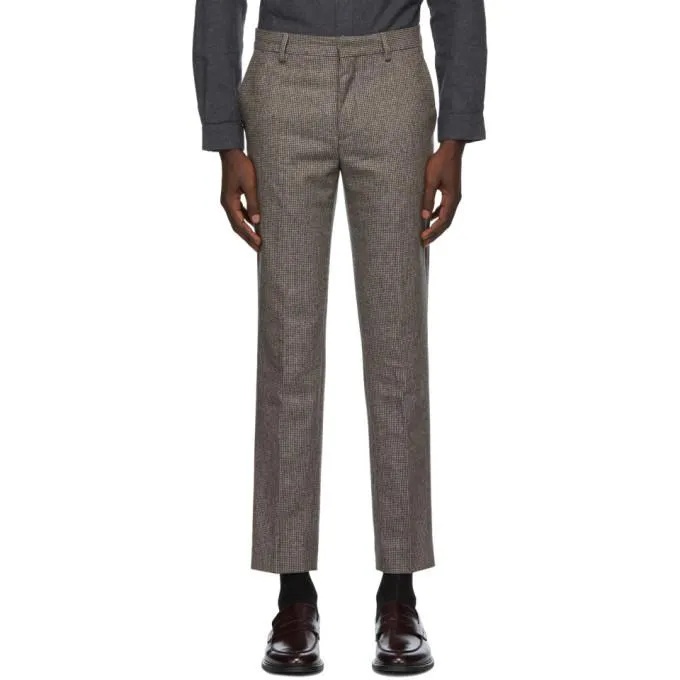 Harmony Brown Wool Peter Trousers