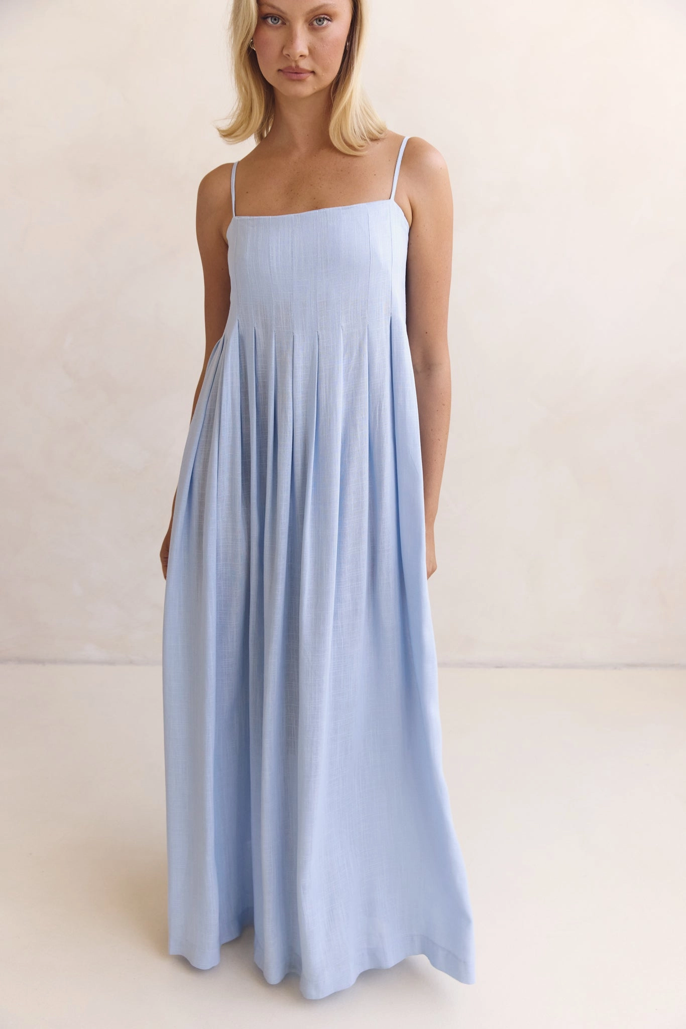 Haven Maxi Dress (Blue) Fashionable Style