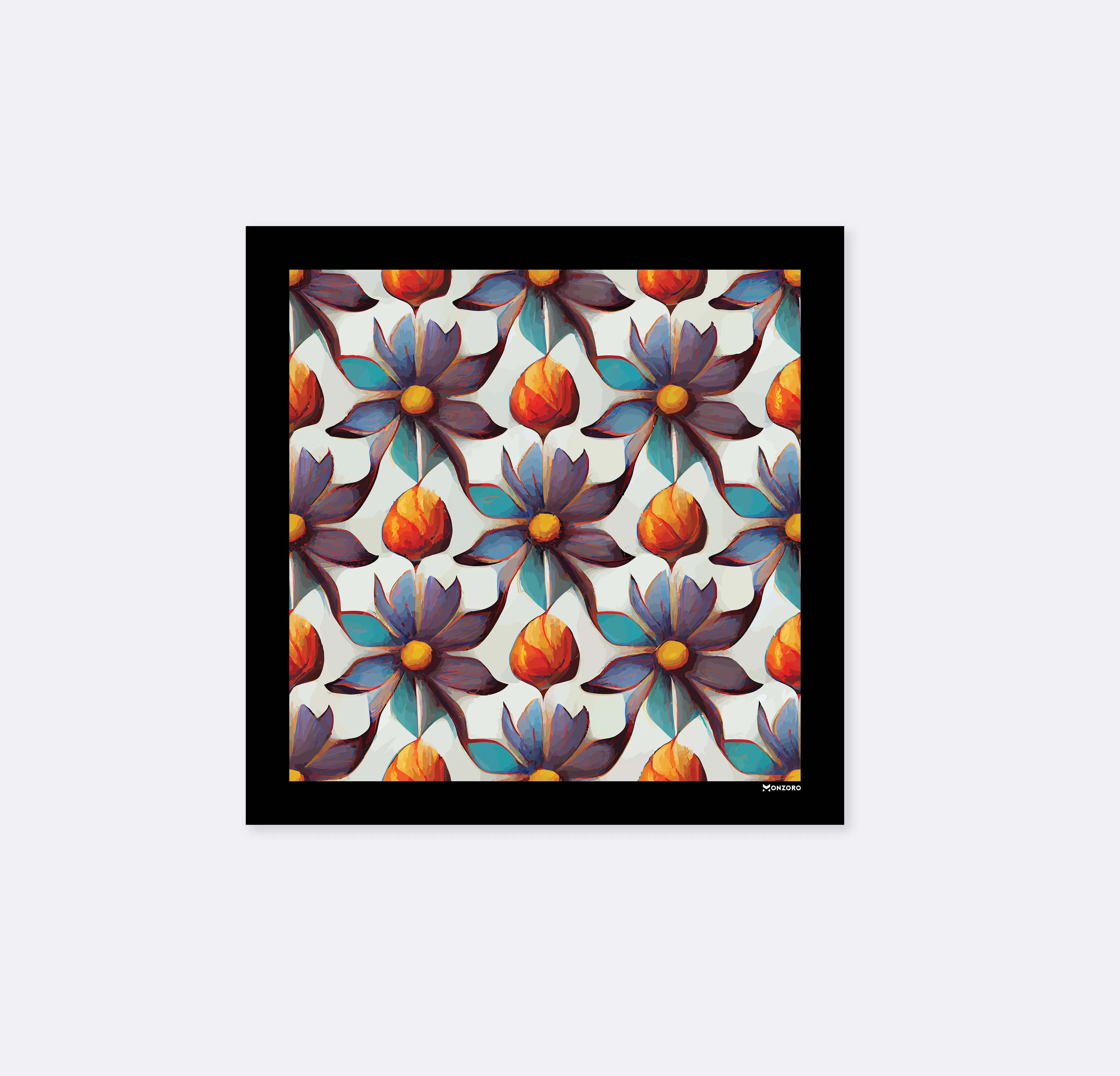 Hawaiian flower - SILK POCKET SQAURES