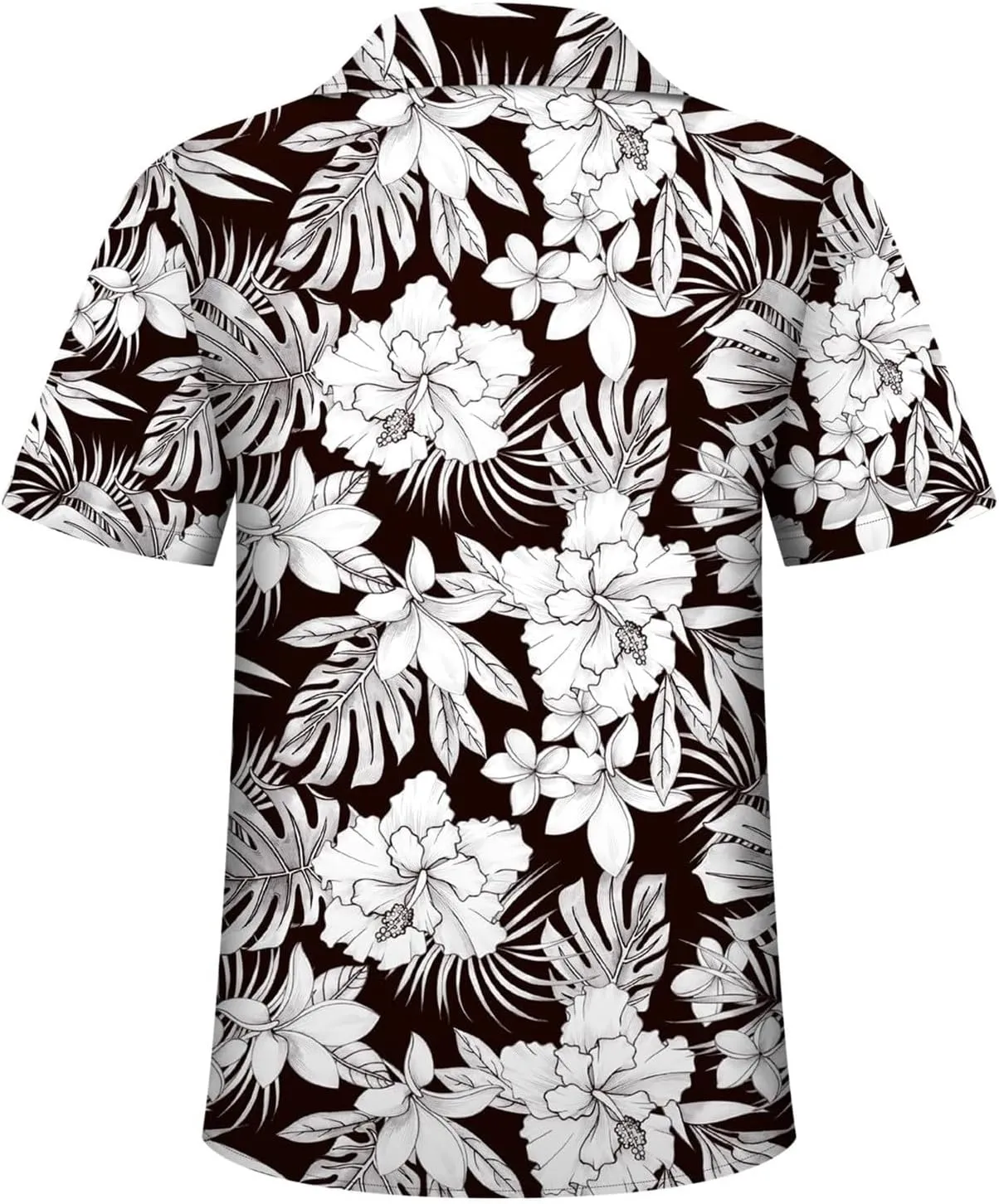 Hawaiian Shirt for Men Button Down Short Sleeve Summer Shirt Loose Fit Floral Printed Beach Travel Hiking Shirts