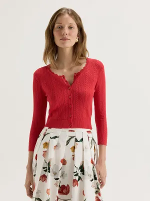 Airy Piece Hazel 3/4 Sleeve Cardigan