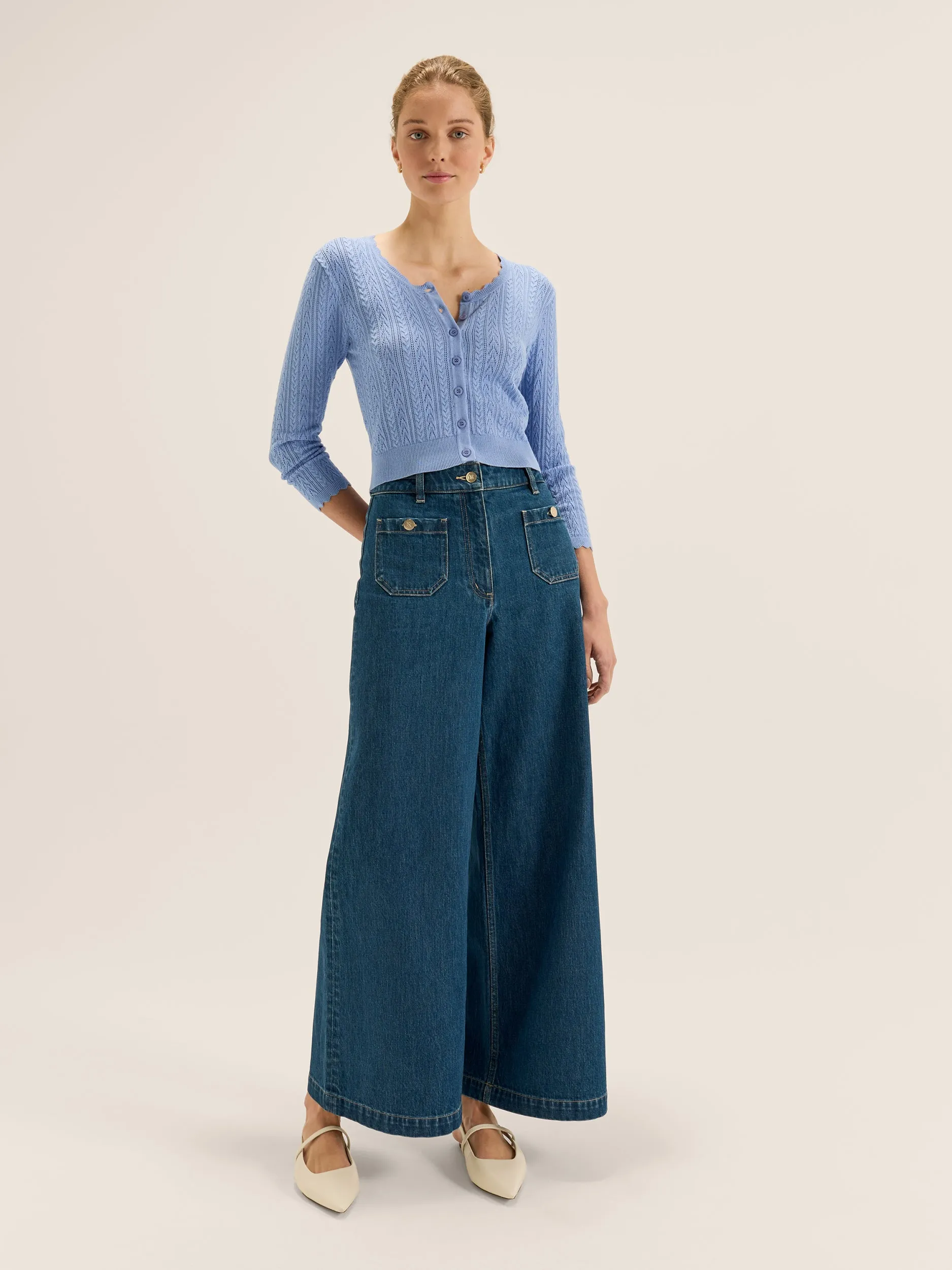 All Day Functional Piece Hazel 3/4 Sleeve Cardigan