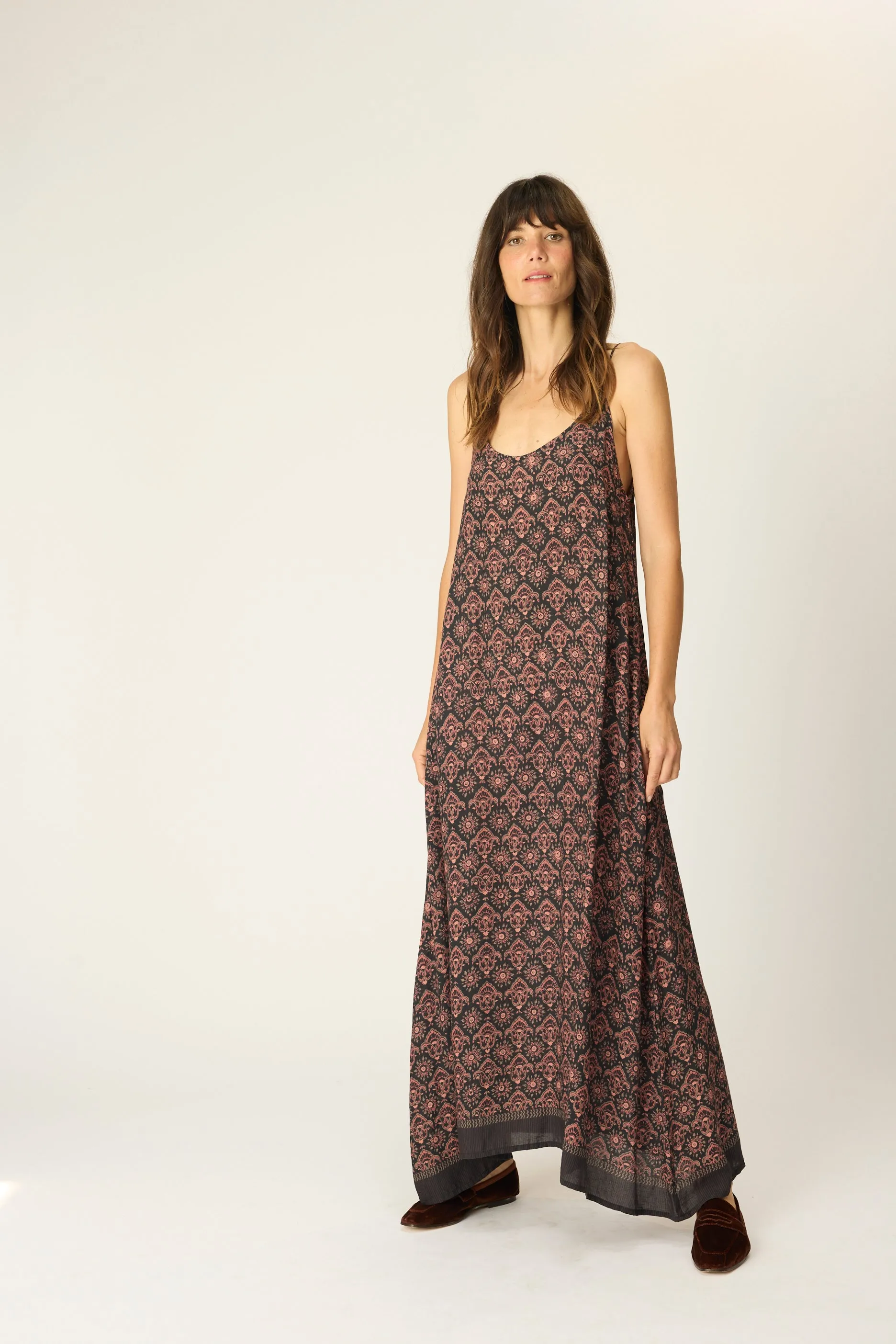 Drawstring-Closure HEATHER MAXI