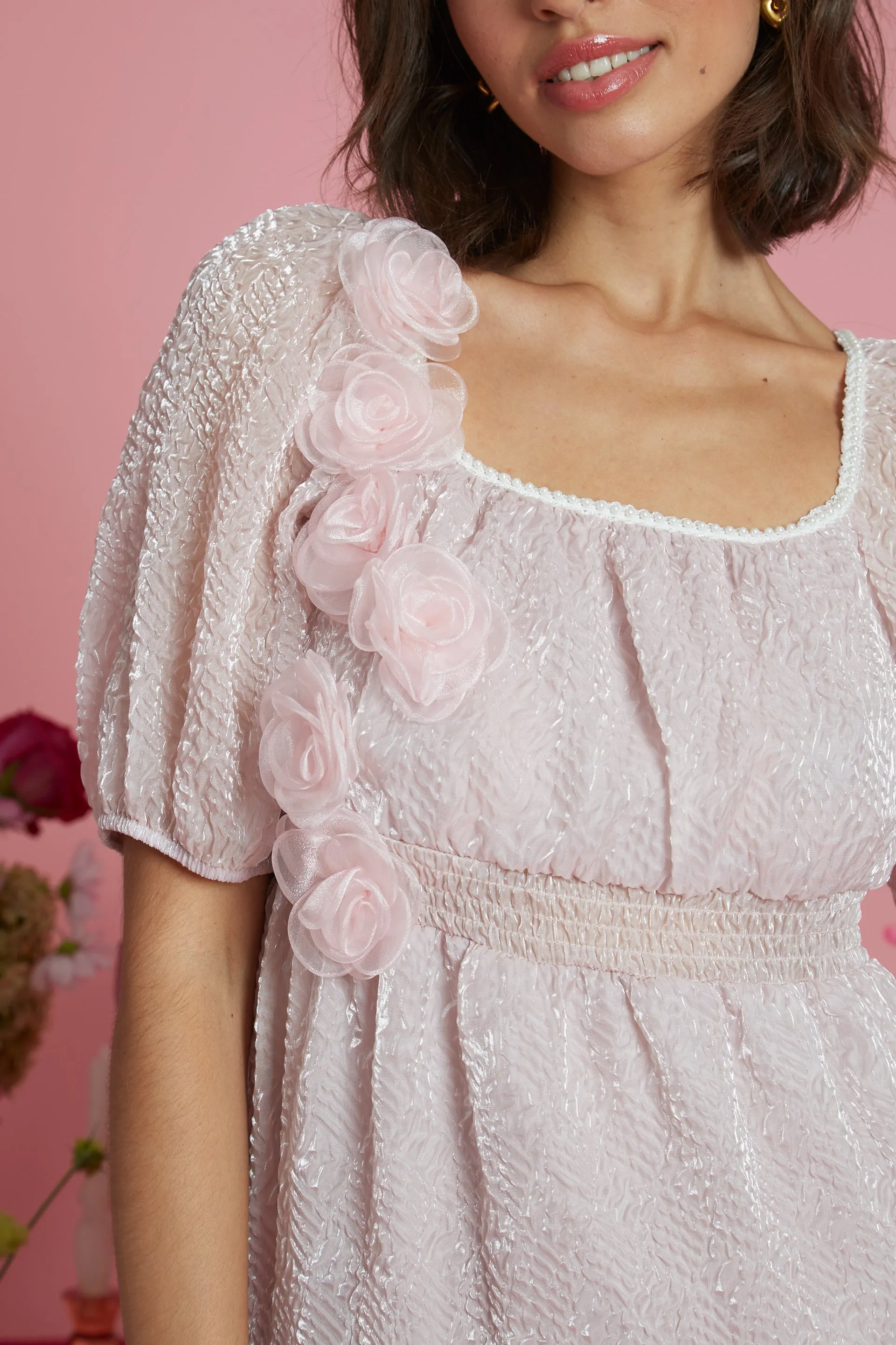 Candice Corsage Detail Tiered Midaxi  Dress AdvancedAirflowChannels