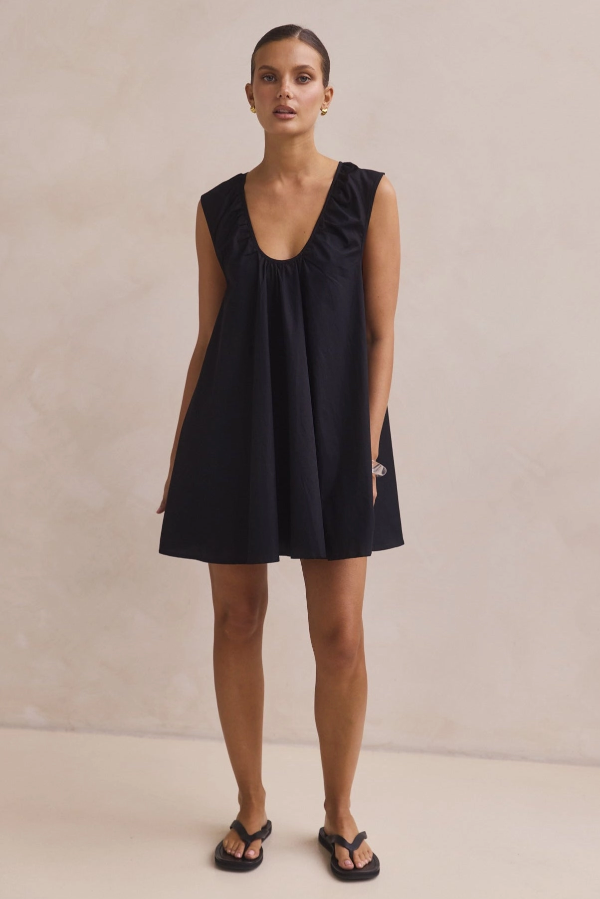 Helena Mini Dress (Black) Professional Look