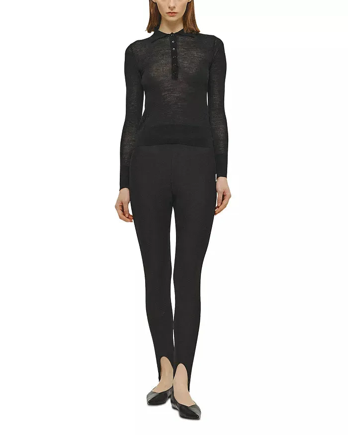 Henni Polo Sweater Chunky Cable Knit ShrinkResistant Weave