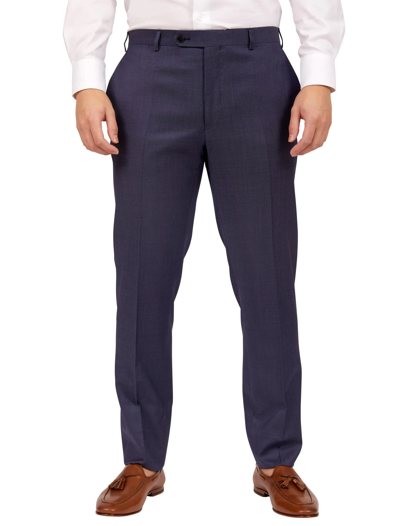 HENRY SARTORIAL Wool Trousers BLUE REG