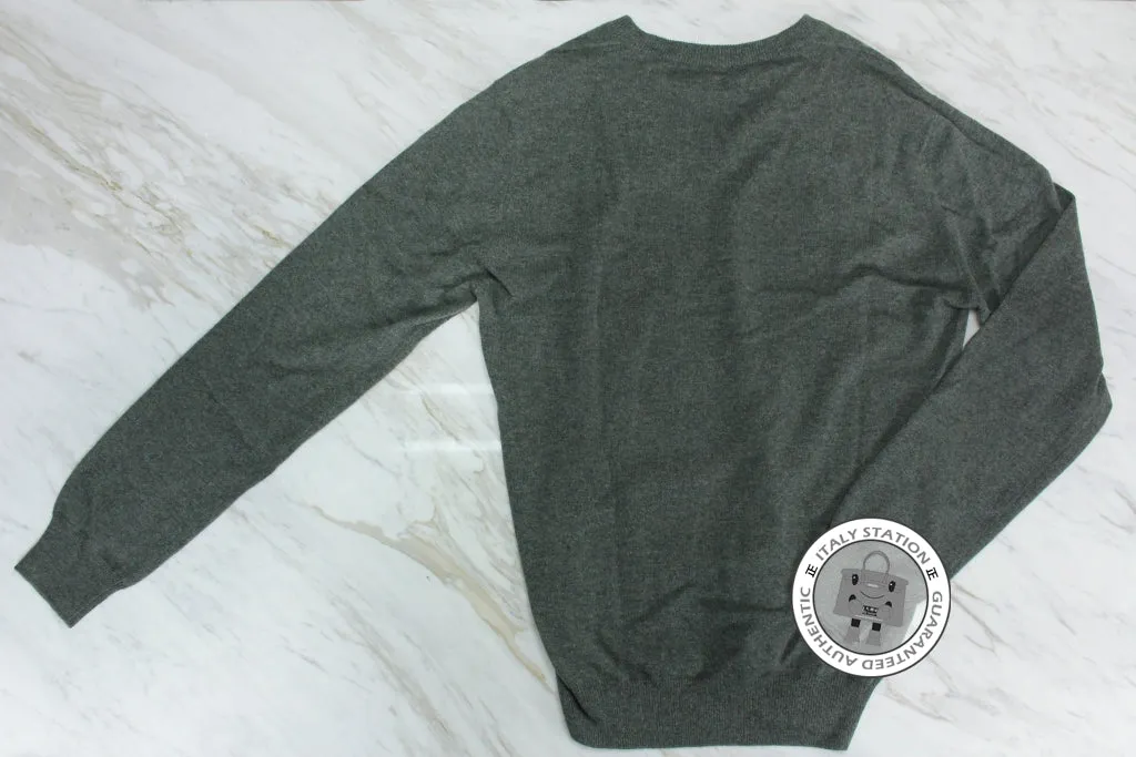 Hermes H070100HA Charcoal Grey Cashmere M Sweaters