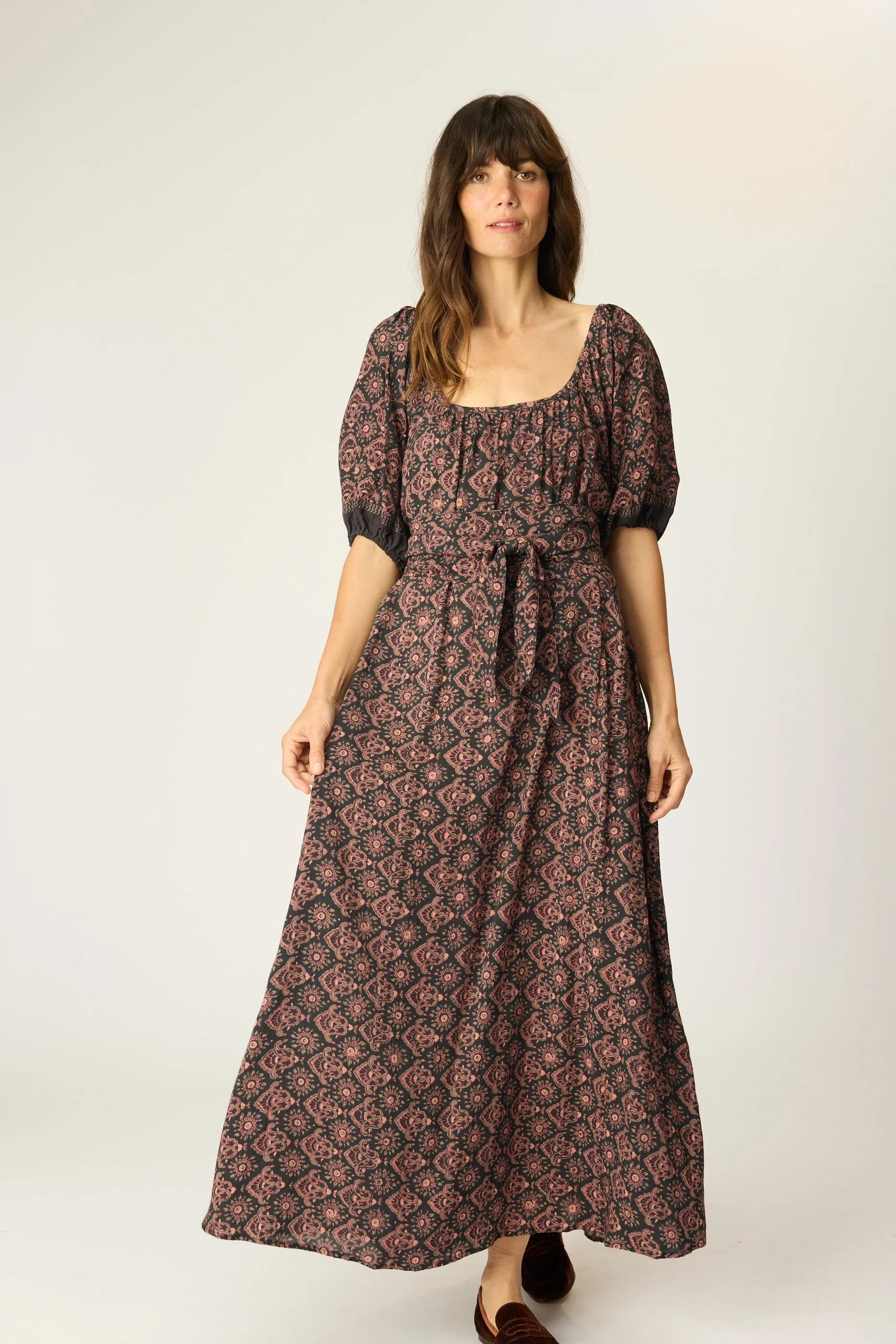 Warm Undertone Sophisticated Vibe VIVI DRESS WITH SASH