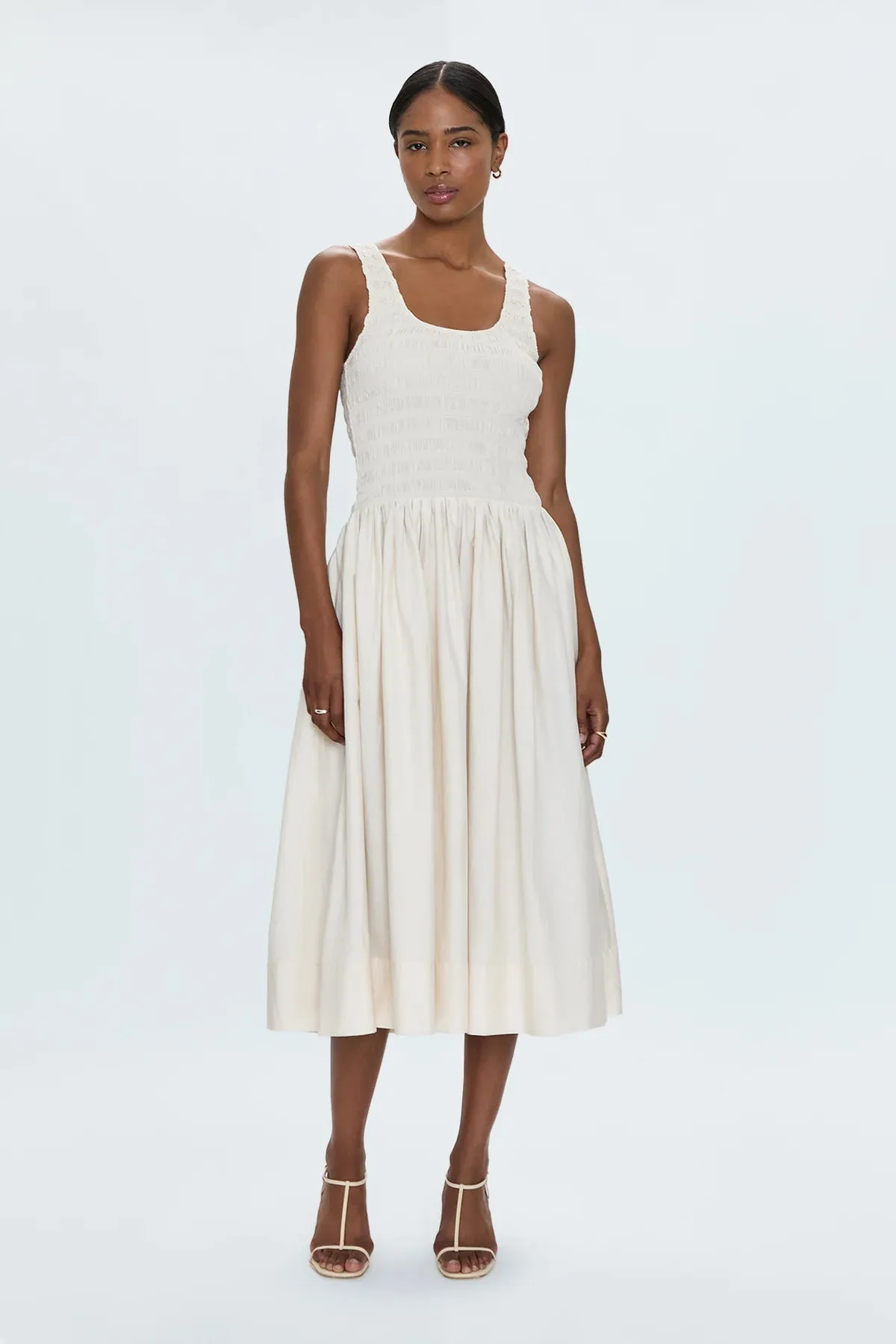 Alessia Smocked Drop Waist Dress All Purpose