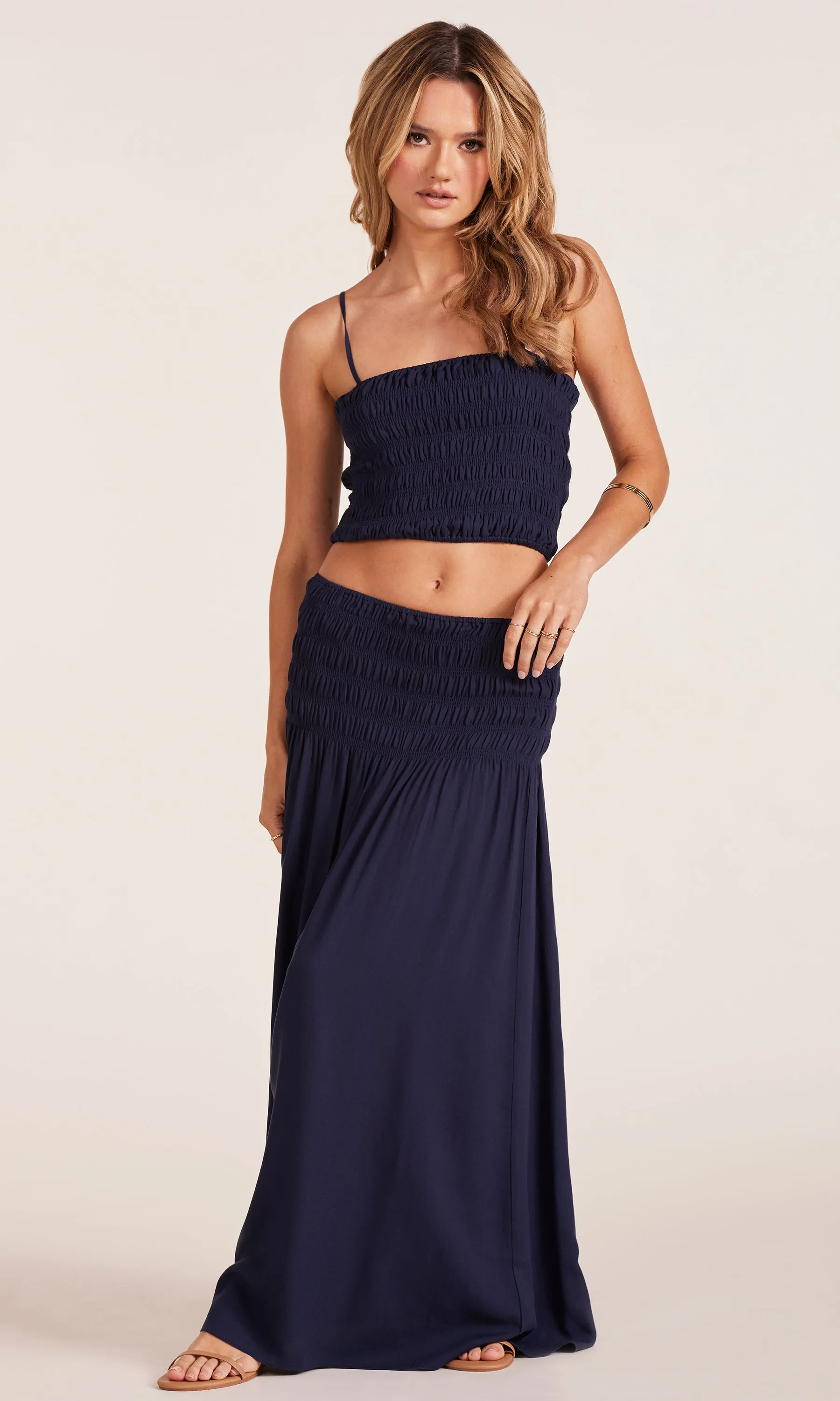 Smocked Skirt Seamless construction