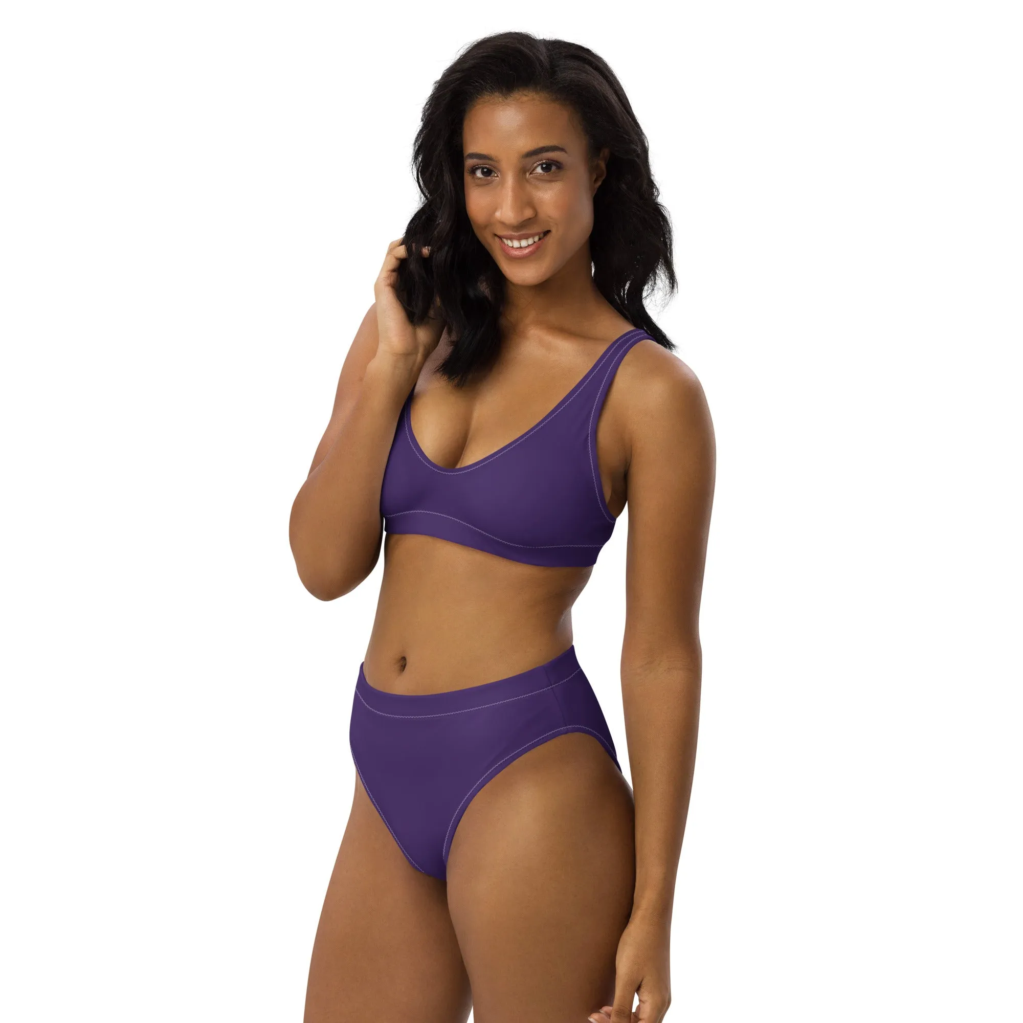 High Waisted Bikini Womens (Glamourange Luxury Bikini High Waisted - 0010 Colours Model)