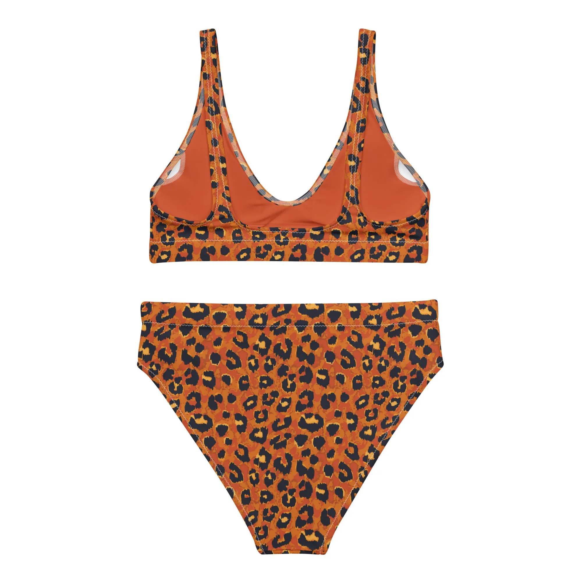 High Waisted Bikini Womens (Glamourange Luxury Bikini High Waisted - 002 Patterns Model)