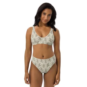 High Waisted Bikini Womens (Glamourange Luxury Bikini High Waisted - 0030 Patterns Model)