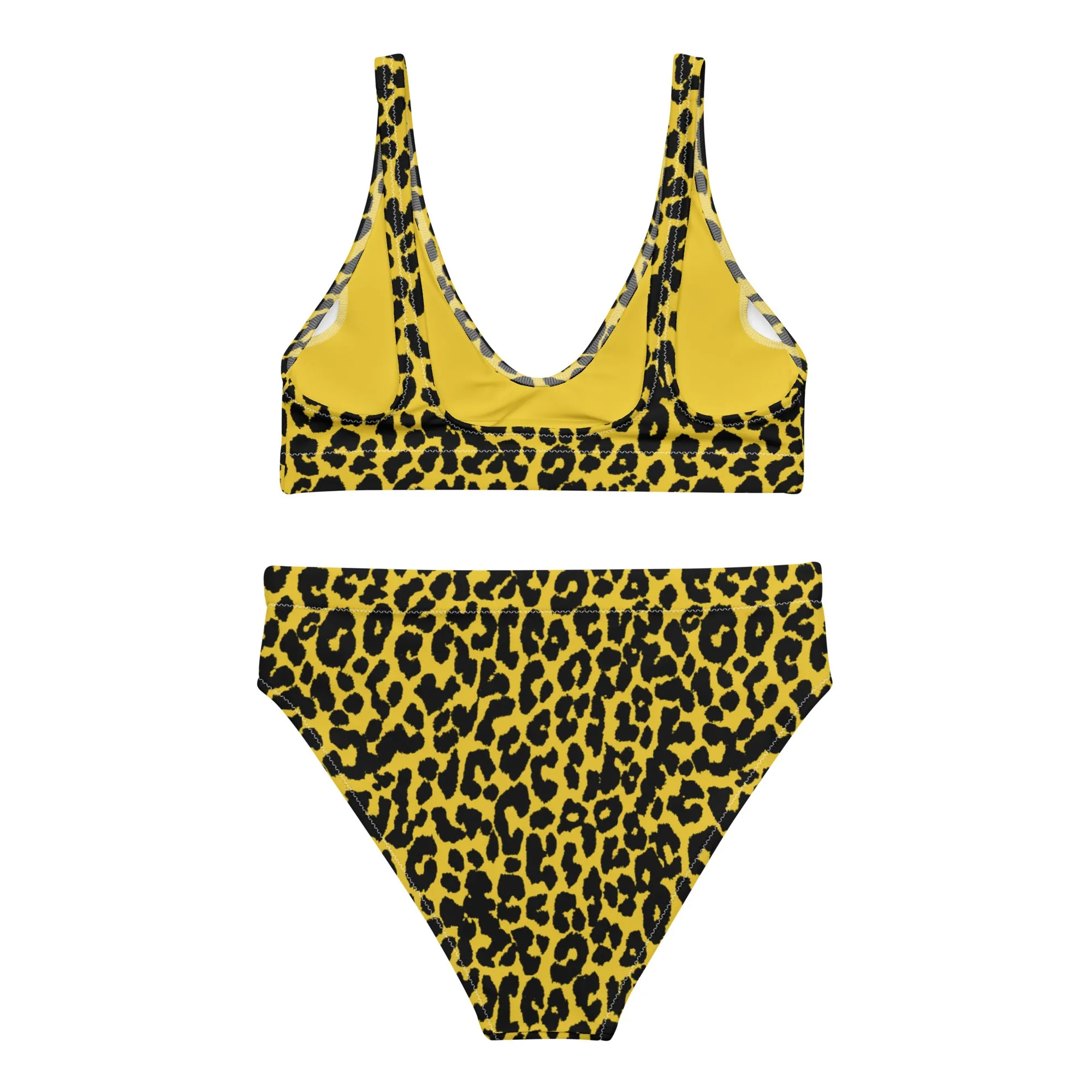 High Waisted Bikini Womens (Glamourange Luxury Bikini High Waisted - 004 Patterns Model)