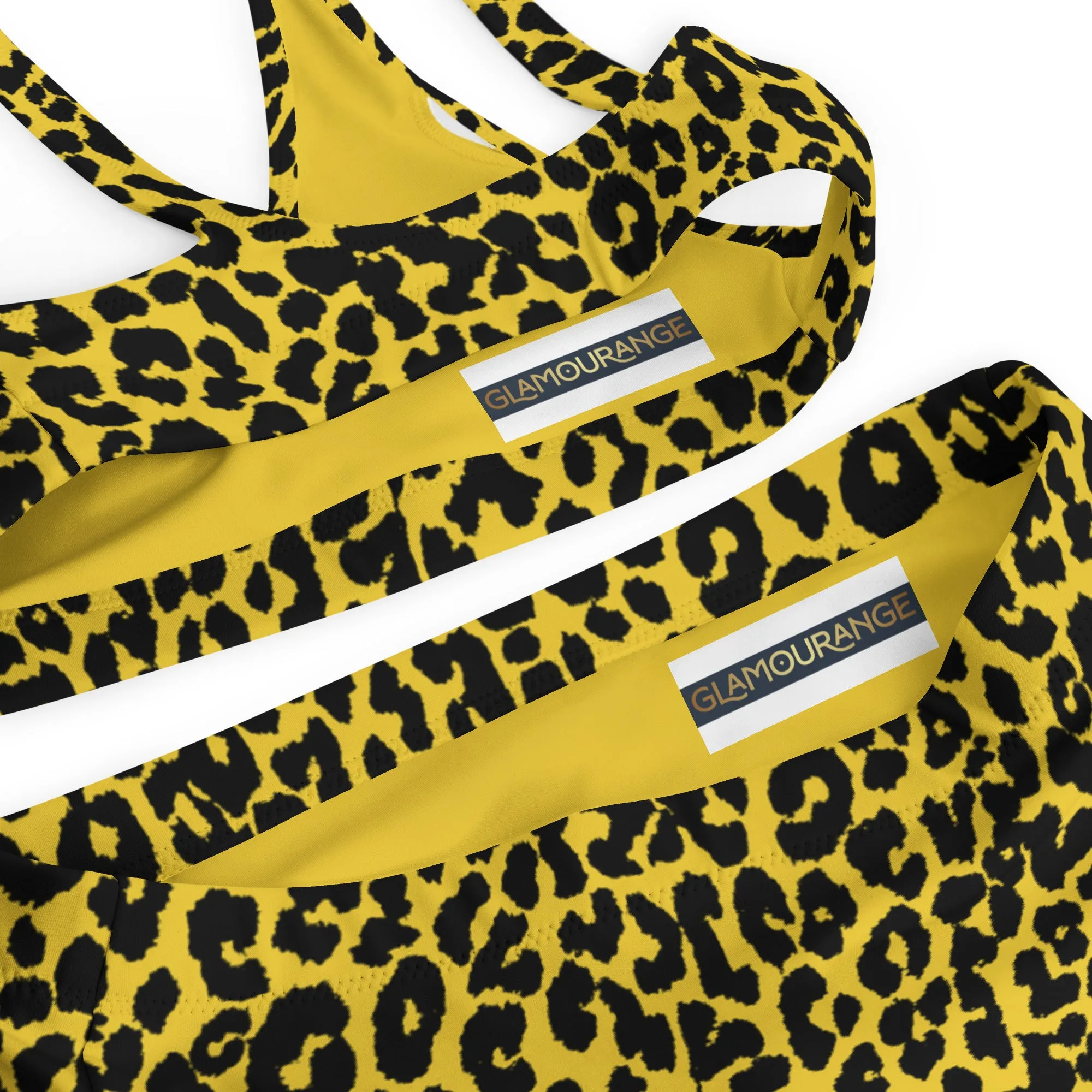 High Waisted Bikini Womens (Glamourange Luxury Bikini High Waisted - 004 Patterns Model)