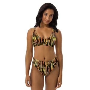 High Waisted Bikini Womens (Glamourange Luxury Bikini High Waisted - 0044 Patterns Model)