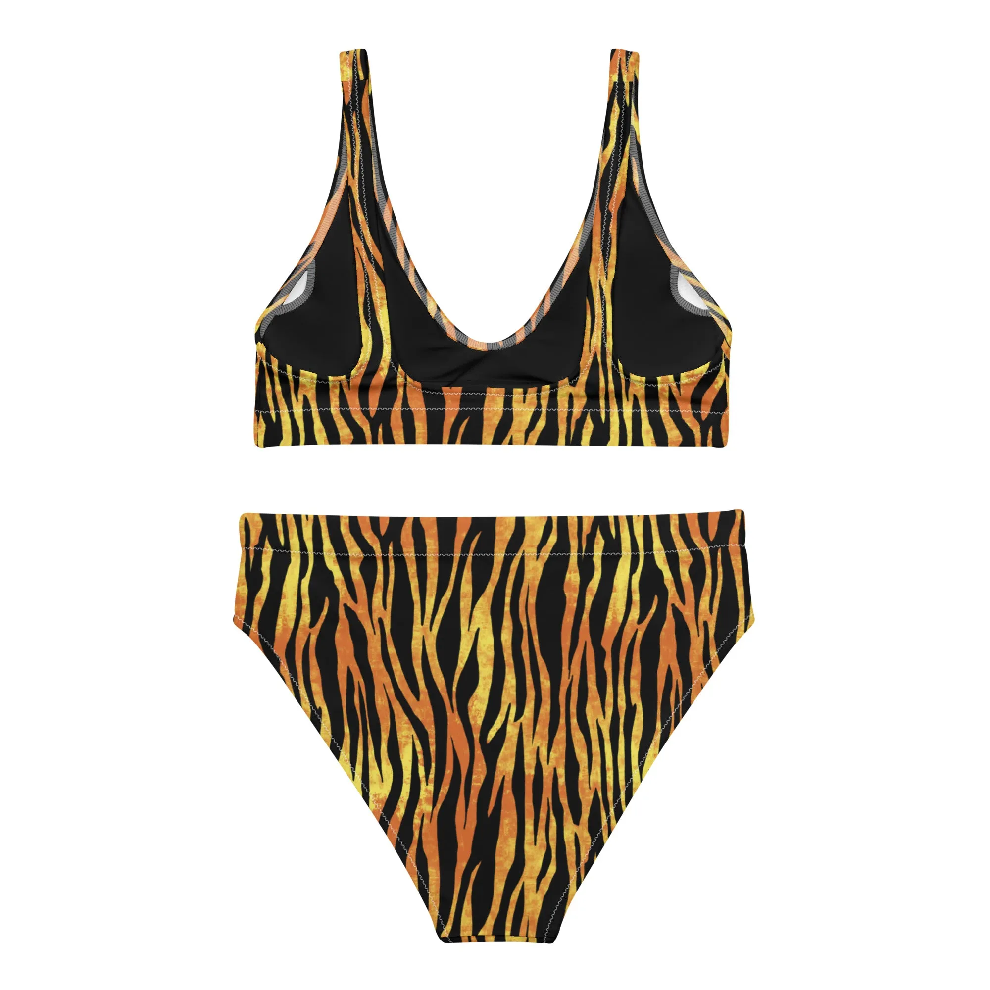 High Waisted Bikini Womens (Glamourange Luxury Bikini High Waisted - 0044 Patterns Model)