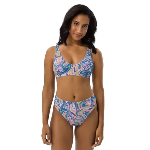 High Waisted Bikini Womens (Glamourange Luxury Bikini High Waisted - 0062 Patterns Model)