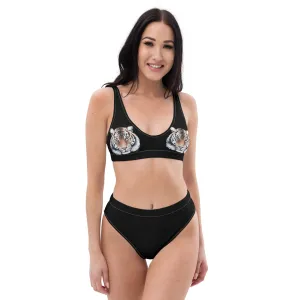 High Waisted Bikini Womens (Glamourange Luxury Bikini High Waisted - 0077 Patterns Model)