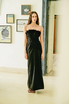 Stretch Comfort HiddenPocket Branchage Dress