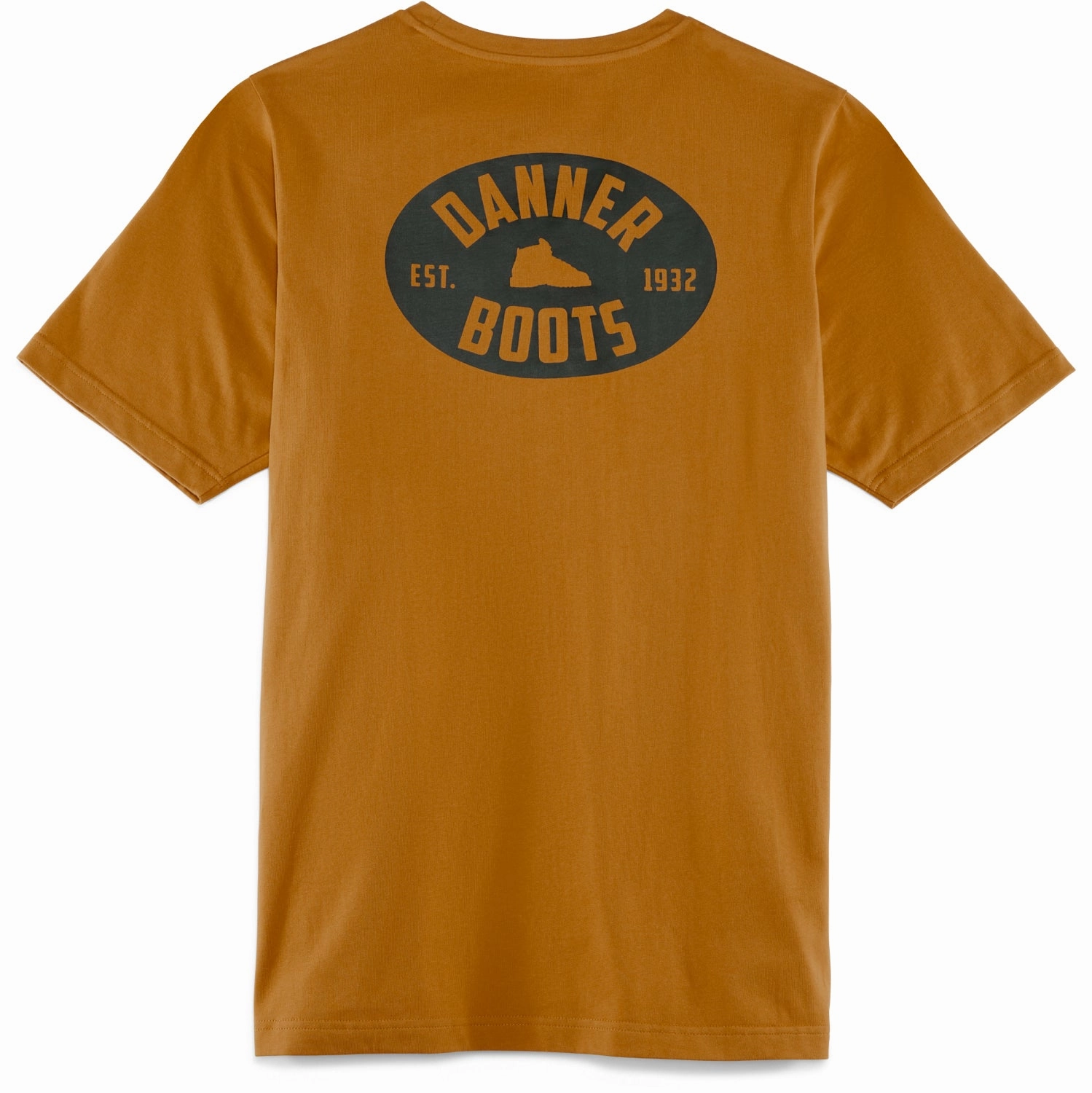Danner Mens 1932 Tee Mustard 100% Cotton S/S T-Shirt Cool Design