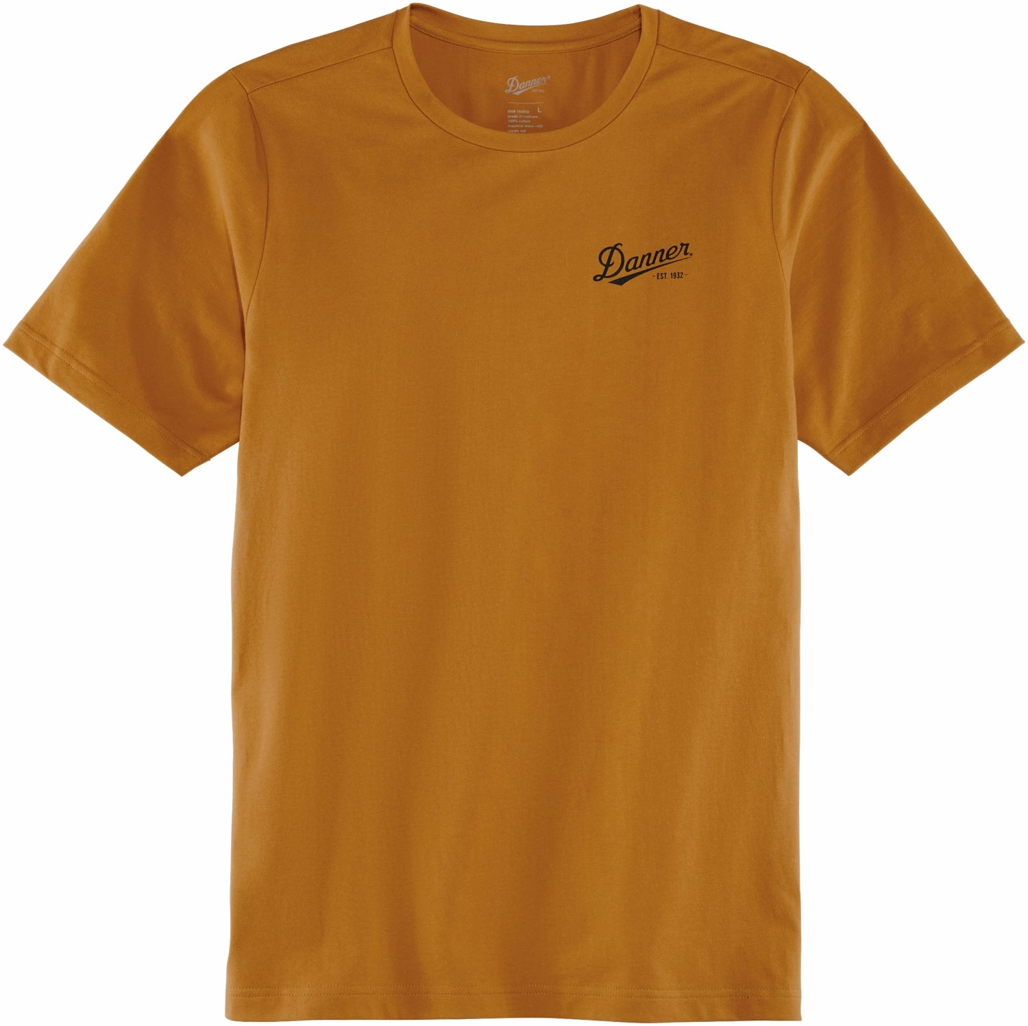 Fit Design Danner Mens 1932 Tee Mustard 100% Cotton S/S T-Shirt