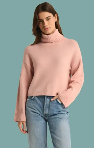 Ursa Sweater Top - Cashmere Pink High Elasticity Fiber