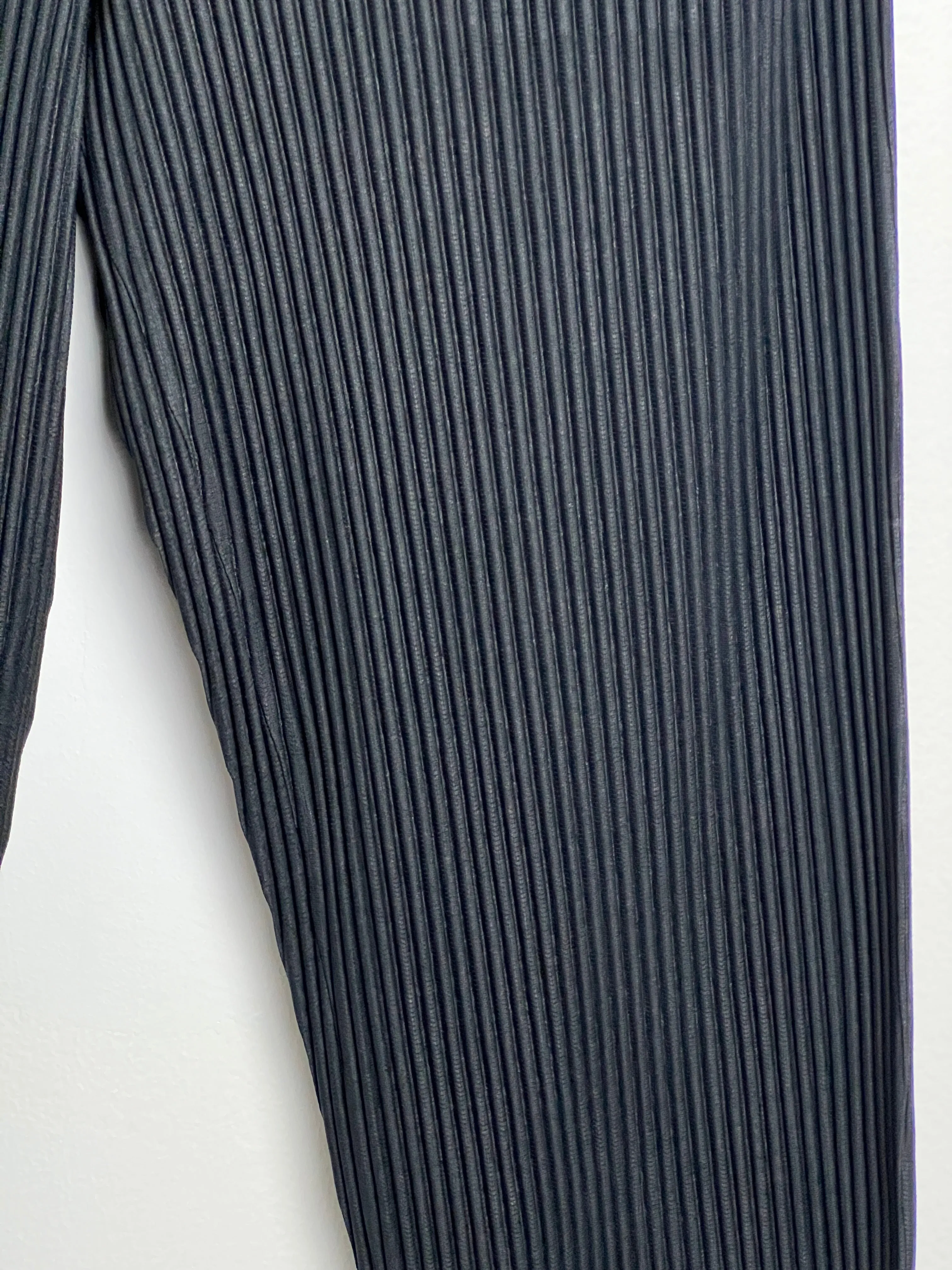 Homme Plisse Cropped Technical-Pleated Jersey Trousers