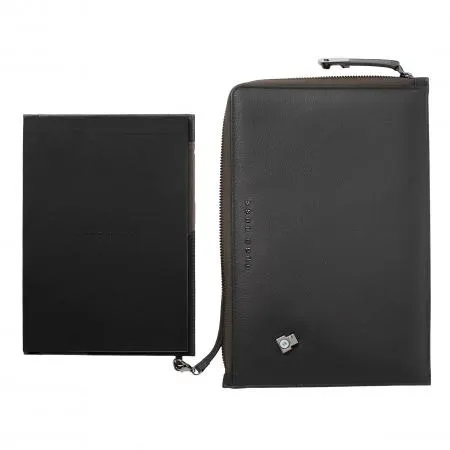 Hugo Boss Storyline Grey A5 Folder HLH909J