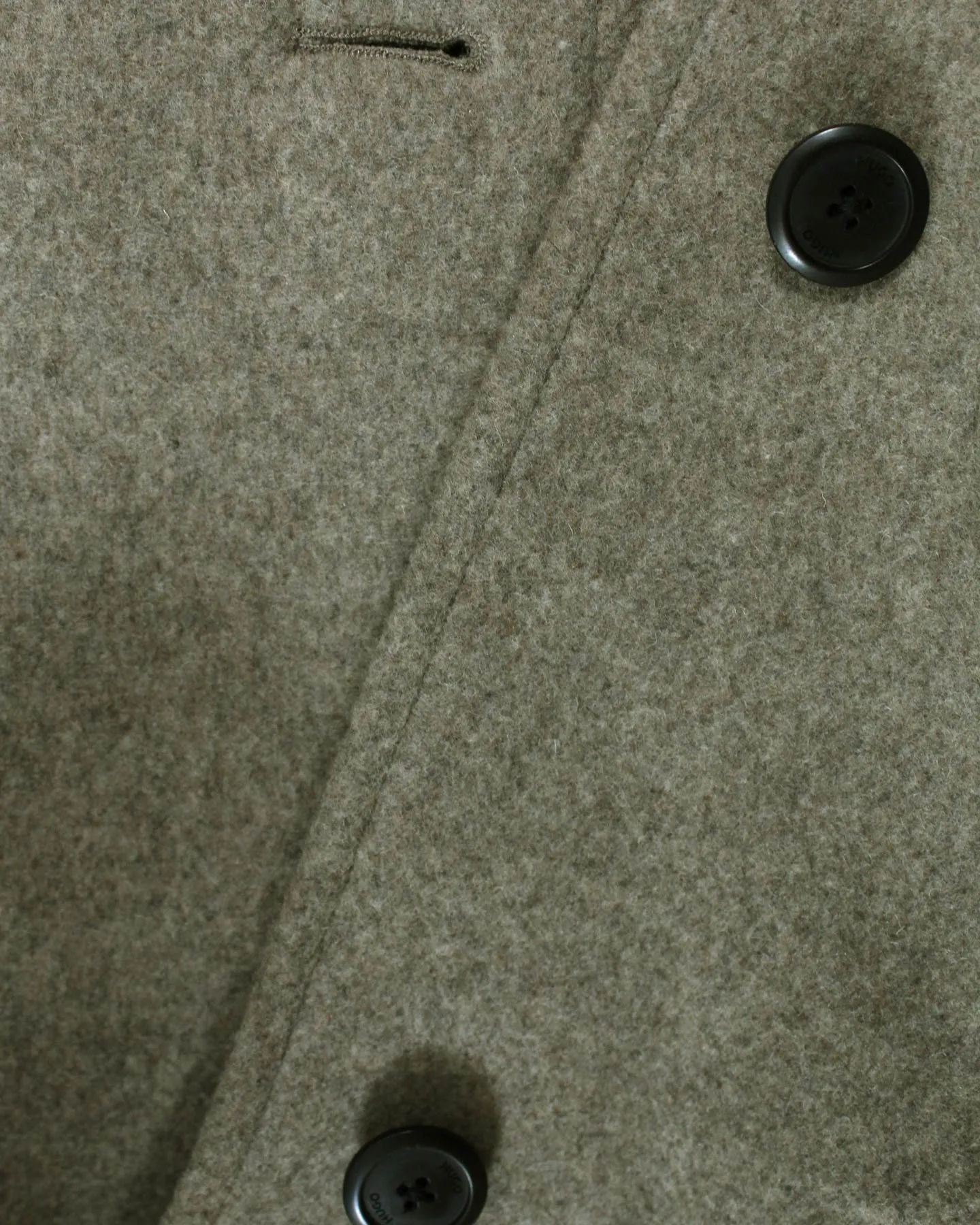 Hugo Boss Wool Coat Medium Beige Long Coat EU 54 - XL SALE
