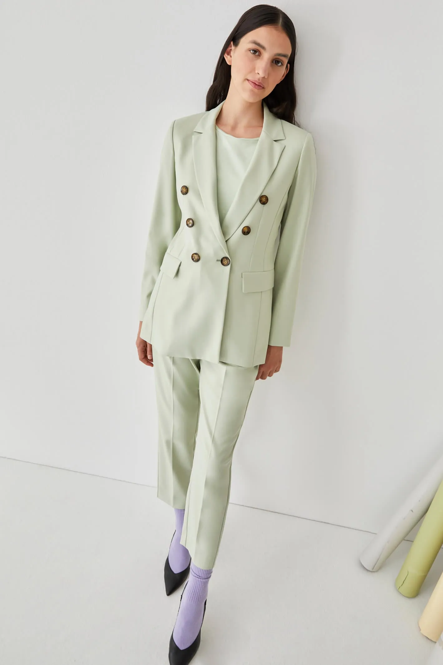 iBlues 71310821200 Melina Mint Green Trousers
