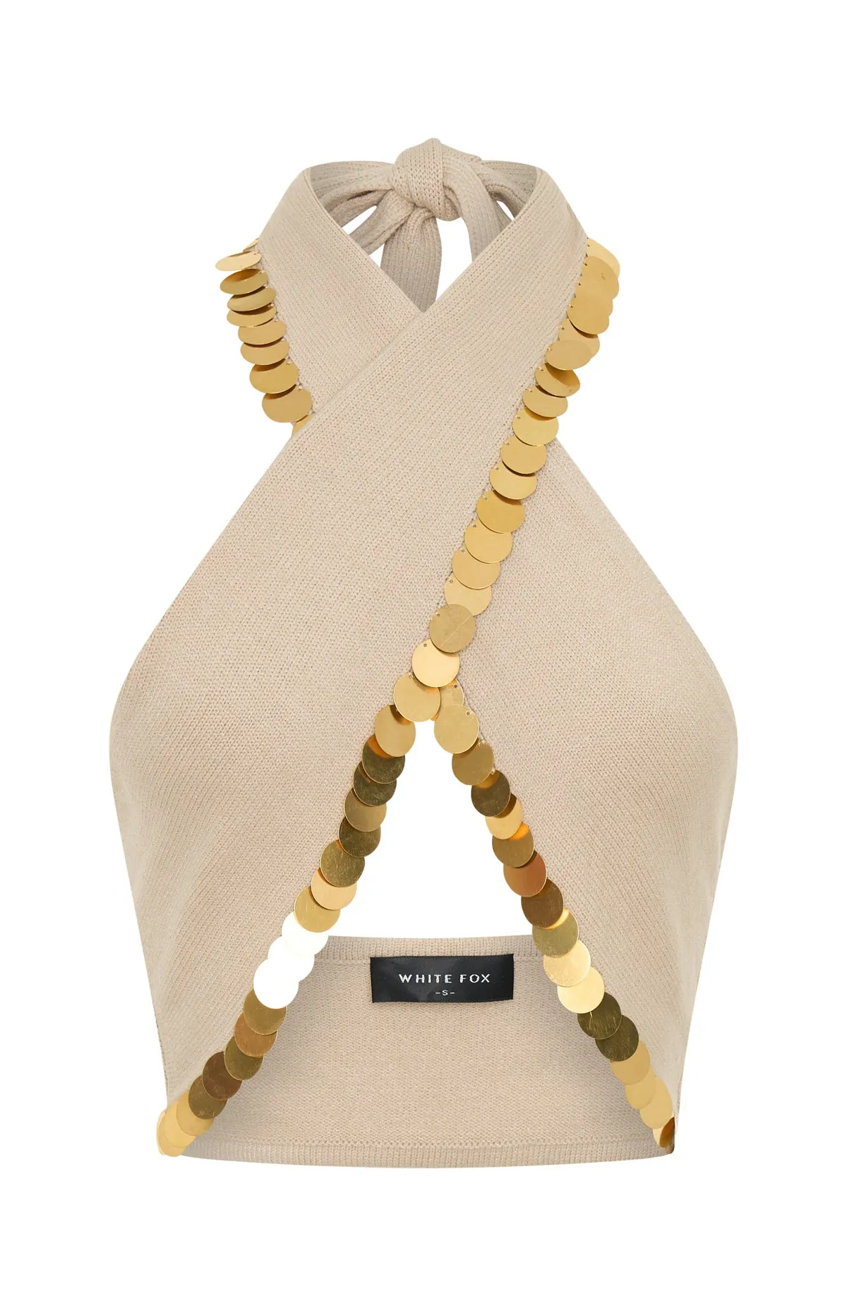 In The Night Knit Top Oat Eco friendly materials