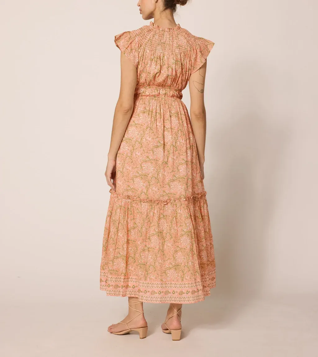 Indira Ankle Dress Date night wrap waist