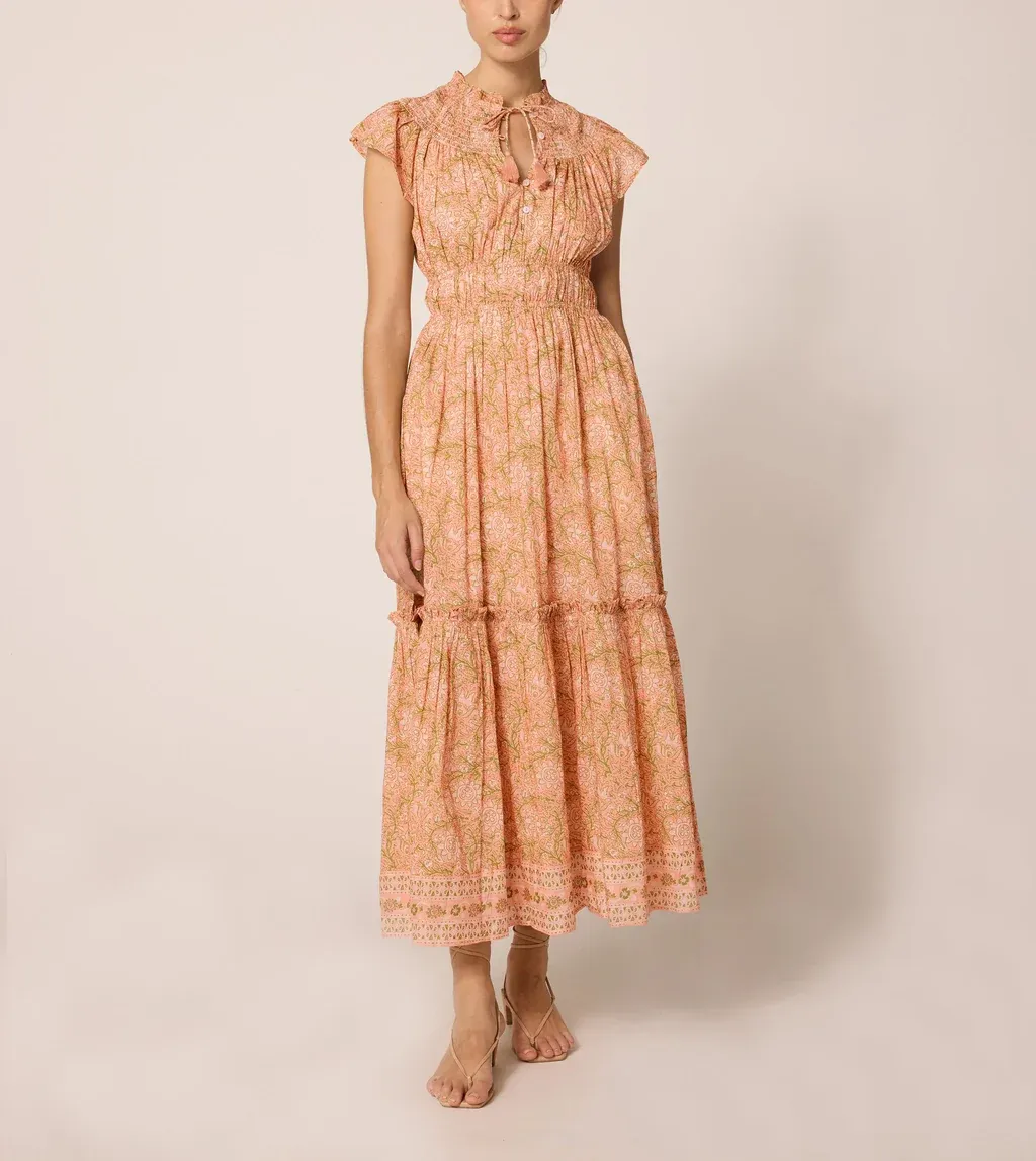 Indira Ankle Dress Flattering Shape Design Brunch Outfit