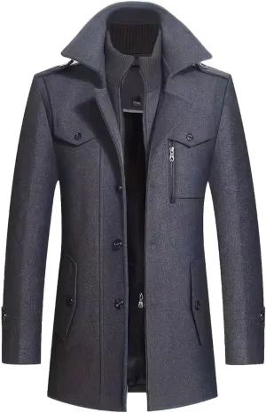 Textured Wool Blend Suits