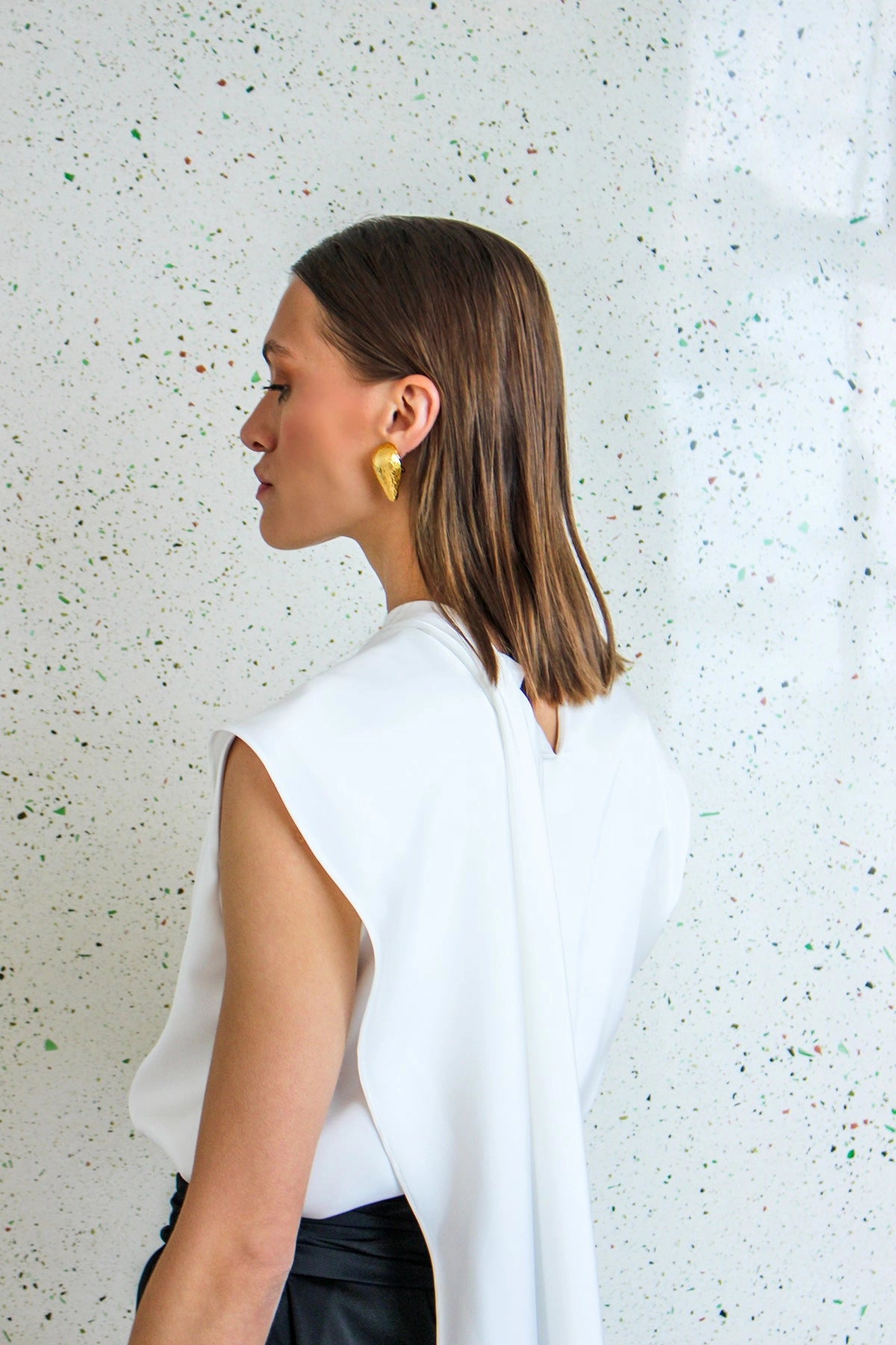 Irene top Hypoallergenic Inner Layer Sheer Overlay Material