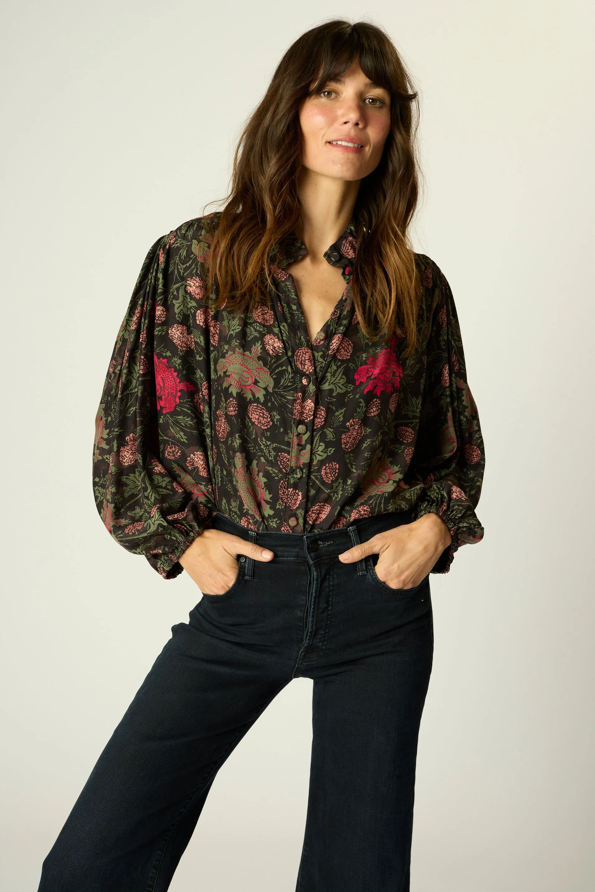 Yarn Dyed Fabric IRIS TOP