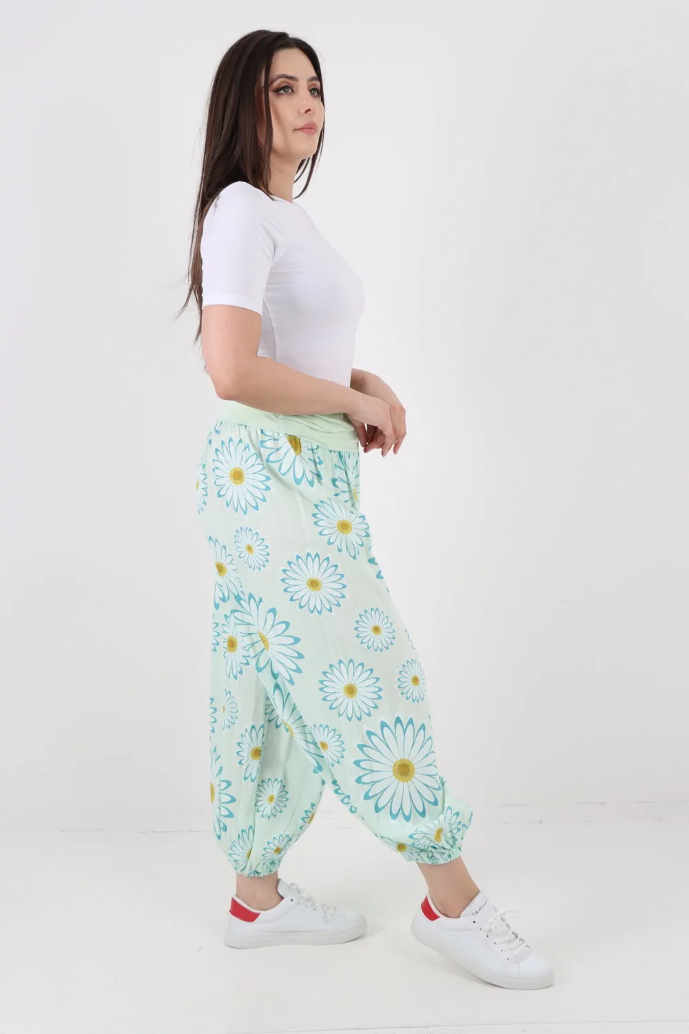 Italian All Over Print Harem Pants
