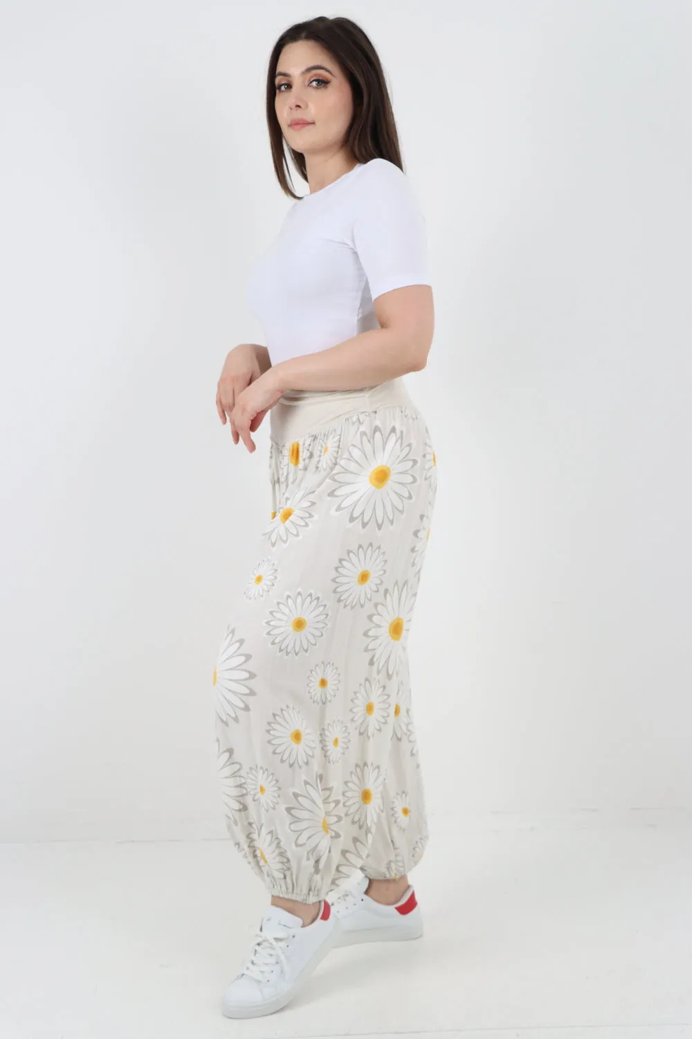 Italian All Over Print Harem Pants
