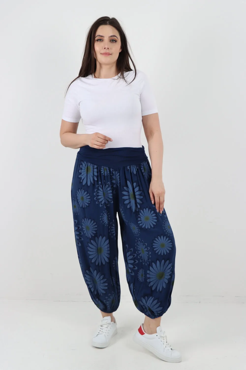 Italian All Over Print Harem Pants