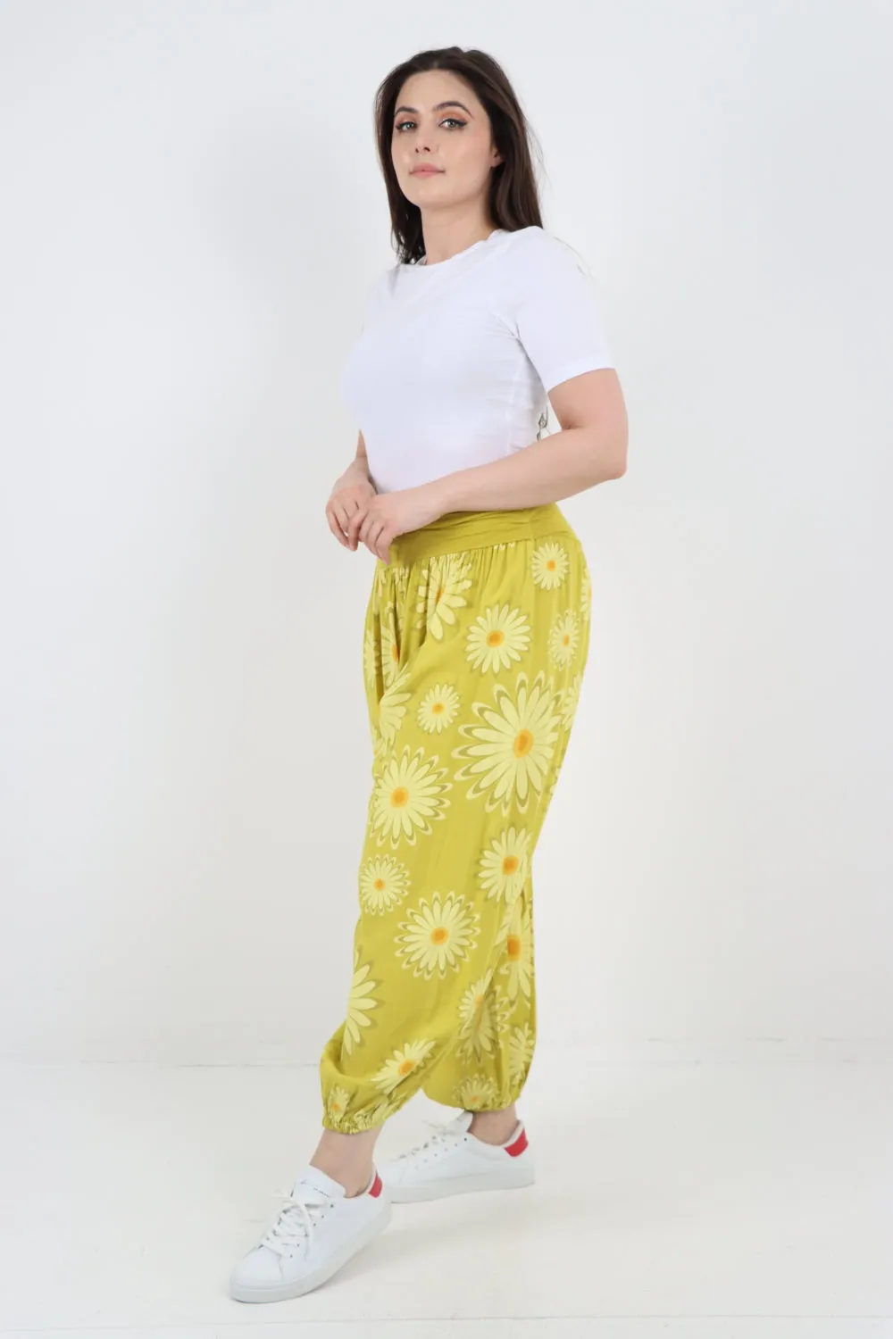 Italian All Over Print Harem Pants