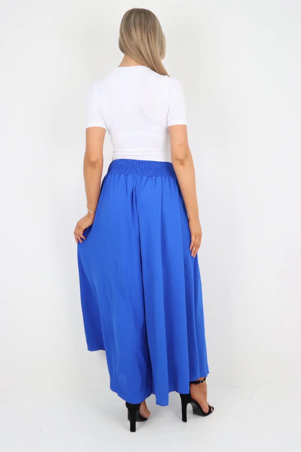 Italian Plain Palazzo Trousers